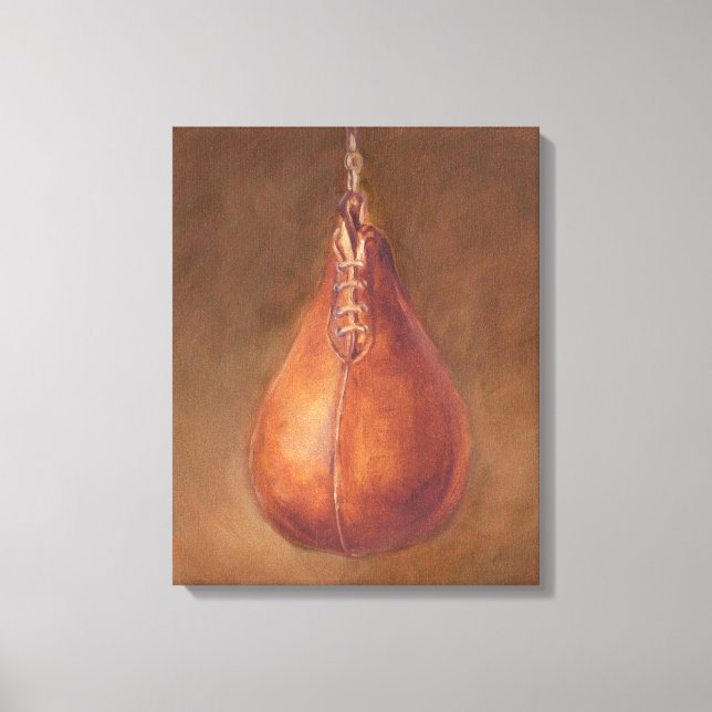 Rustikaler Sport | Boxen Leinwanddruck (Vorderseite)