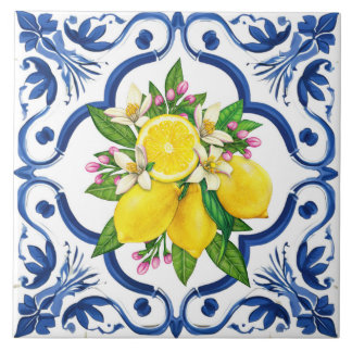 Rustikaler, stilvoller Mittelmeerlemon Fliese