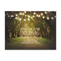 Rustikaler Treppenpfad Save the Date