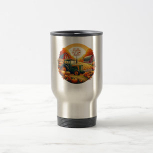 Rustikaler/Vintager Herbst im Betrieb Reisebecher