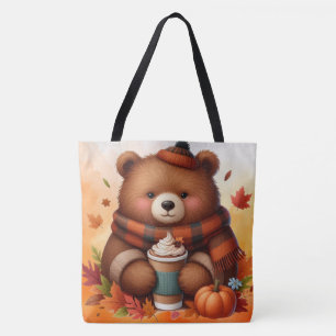 Rustikaler/Vintager Herbstbär Tasche