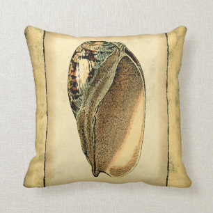 Rustikaler Vintager Seashell Kissen