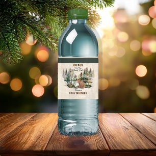 Rustikaler Wald Oh Boy Bear Baby Dusche