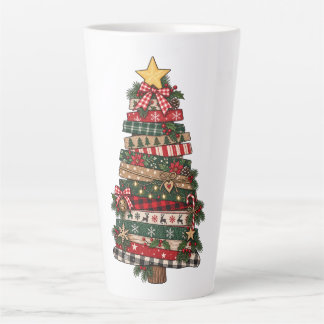 Rustikaler Weihnachtsbaum Milchtasse