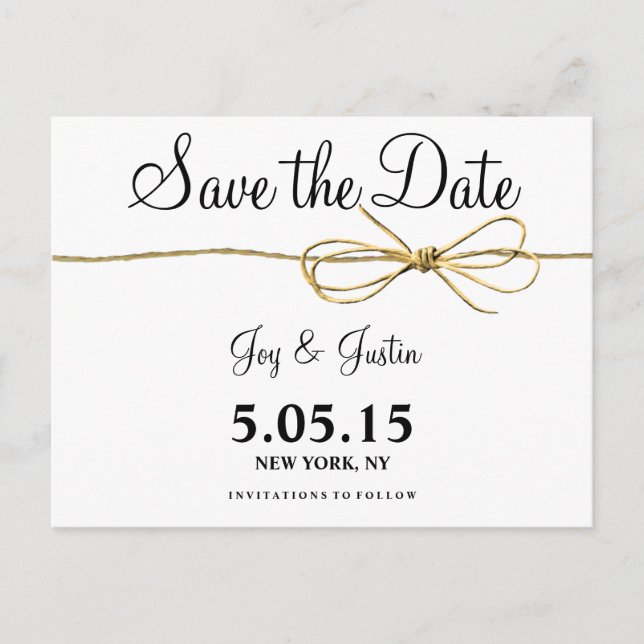 Rustikaler Weinkeller Save the Date Postkarten (Vorderseite)