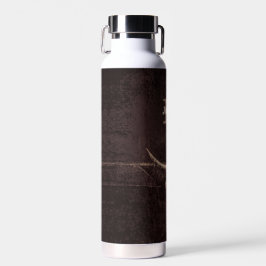 Rustikaler Western Braun Beige Alte Bullschädel Mo Trinkflasche
