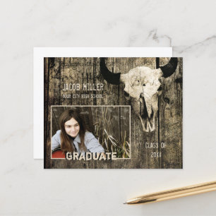 Rustikaler Western des Landbudgets Bulle Cow Skull