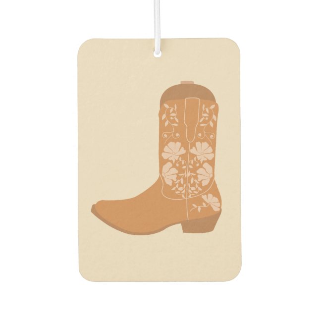 Rustikaler Western Earth Tone Country Cowboy Boots Autolufterfrischer (Vorderseite)