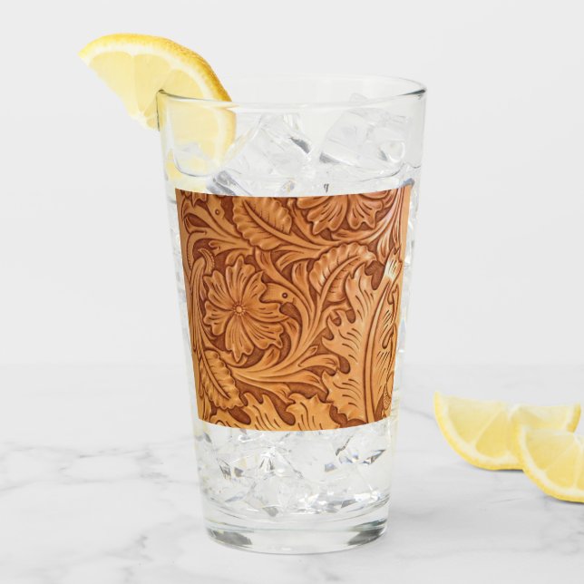 Rustikaler Western Glas (Vorderseite Ice)