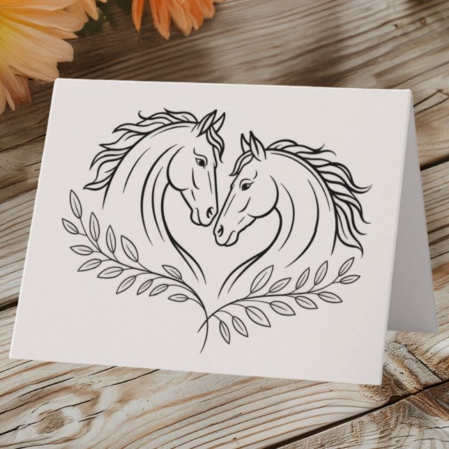 Rustikaler Western Hochzeit Liebe Karte (Von Creator hochgeladen)