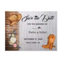 Rustikaler Western Hochzeit retten Datum