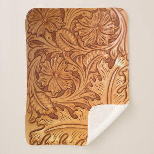 Rustikaler Western Sherpadecke