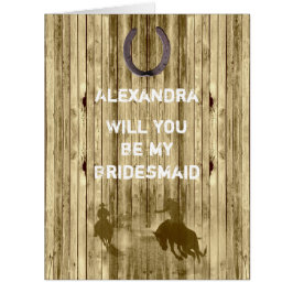 Rustikaler Western Wild West werden Sie meine Brau