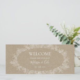 Rustikaler Winter Header für die Kraft-Hangchart