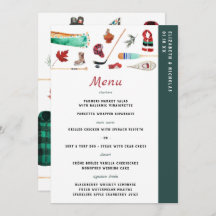 Rustikaler Winterberg | Camping Wedding Menu