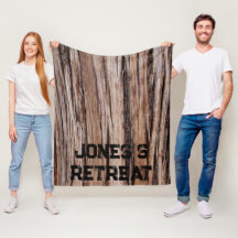 Rustikaler Zedernholz Naturbaum im Freien Muster