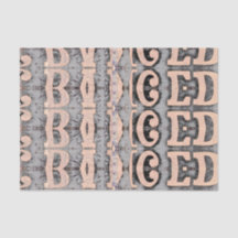 Rustikales Abstrakt-Grau-Beige-Skriptmuster