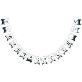 Rustikales Adventure Baby Babydusche Wimpelkette