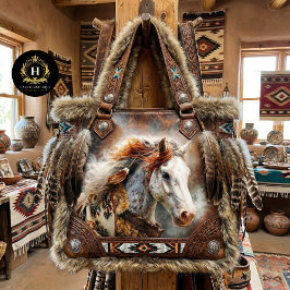 Rustikales Appaloosa-Western-Porträt Seidenpapier