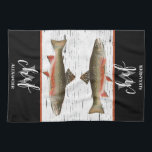 Rustikales Aspen Bark Foreut Fischer Lake House Geschirrtuch<br><div class="desc">Rustikales Aspen Bark Foreut Fischer Lake House. Unsere Personalisierten Produkte sind aus jedem Grund tolle Geschenke.</div>