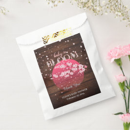 Rustikales Baby in Bloom Sakura Cherry Blossom Geschenktütchen