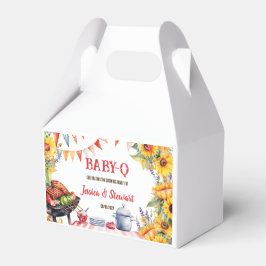 Rustikales BABY-Q Barbecue Picnic Sonnenblume Kari Geschenkschachtel