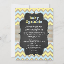 Rustikales Baby Sprinkle Einladung / neutrale Baby
