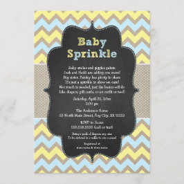 Rustikales Baby Sprinkle Einladung / neutrale Baby