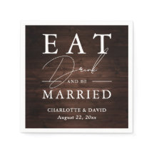 Rustikales Barnholz isst Drinks und sei Verheirate