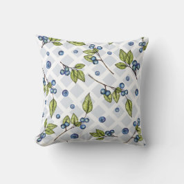 Rustikales Bauernhaus Blueberry Lattice Throw Kiss Kissen