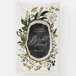 Rustikales Bauernhaus botanisches Brautparty Banner