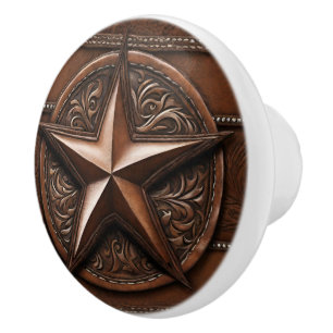 Rustikales Bauernhaus Cowboy Western Country Texas Keramikknauf