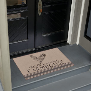 Rustikales Bauernhaus Familienname Doormat Fußmatte