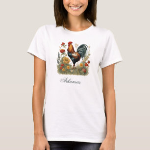 Rustikales Bauernhaus-Hähnchen-T-Shirt T-Shirt