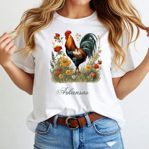 Rustikales Bauernhaus-Hähnchen-T-Shirt T-Shirt