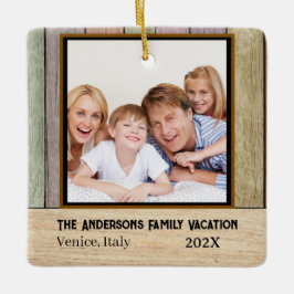 Rustikales Bauernhaus Planks Familienurlaub Foto Keramikornament