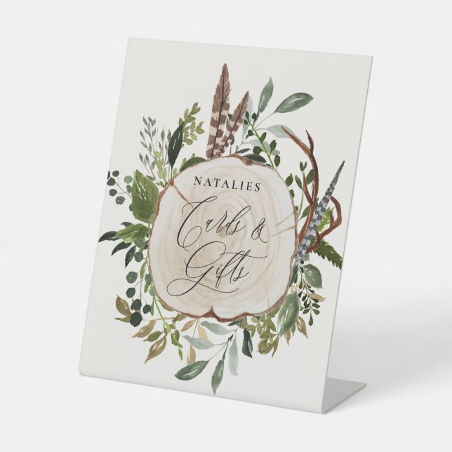 Rustikales Bauernhaus Stallenschild botanisches Br Sockelschild (Vorderseite)