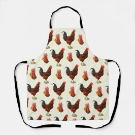 Rustikales Bauernhaus Wasserfarbengeflecht Schürze