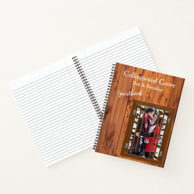Rustikales Bed and Breakfast 🌿 Country Inn Gästeb Notizbuch (Innenseite)
