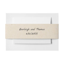 Rustikales Beige Imitate Kraft Pappe Bauchband