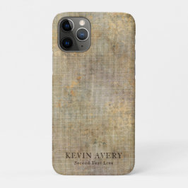 Rustikales Beige Linen Texture Elegant Case-Mate iPhone Hülle