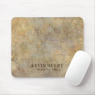 Rustikales Beige Texturgeschäft Mousepad