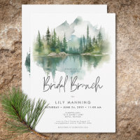 Rustikales Bergsee Bridal Brunch