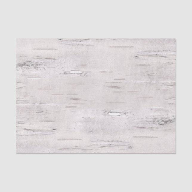 Rustikales Birch Wood Seidenpapier (Vorderseite)