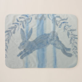 Rustikales Blaues Kaninchen Sherpadecke