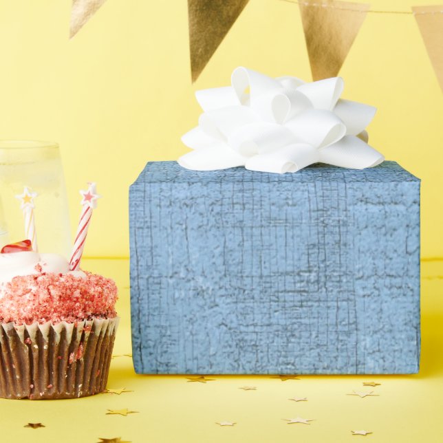 Rustikales Blauholz Geschenkpapier (Geburtstagsparty)