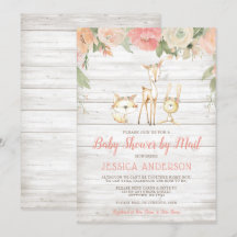 Rustikales Blumenwald Girl Baby Showroom by Mail