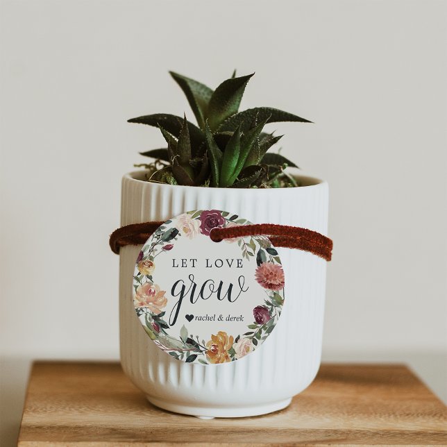 Rustikales Blut | Pflanze oder Saatgut "Gelassen L Geschenkanhänger (Von Creator hochgeladen)