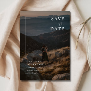 Rustikales Bohemisches Vollblut Foto Moderne Hochz Save The Date