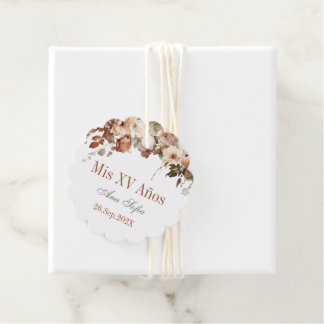 Rustikales Boho Quinceañera Geschenkanhänger